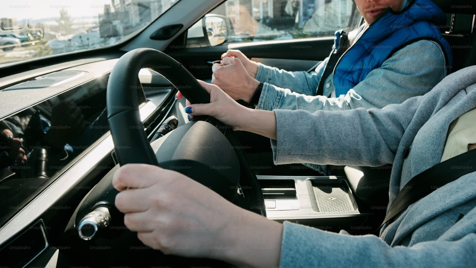 Teen Drivers — insurance-related stock photo